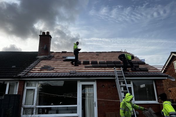 Gutters being repaired in Caragh