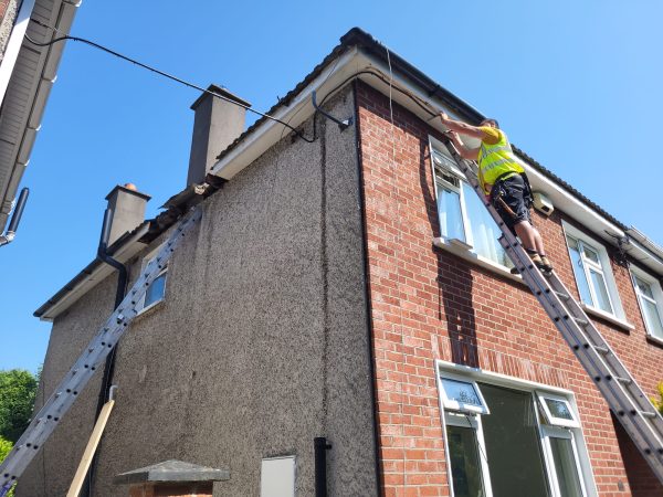 Gutters being repaired in Kilberry